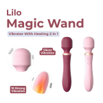 Alat Bantu Wanita – Vibrator Magic Wand 2 in 1 Vibration Colmek Sex Toys Mainan Coli Masturbasi