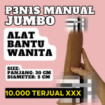 Alat Bantu Wanita – Penis Jumbo Black Mamba Dildo Silikon