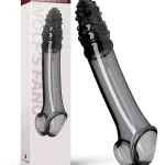 Kondom Sambung Pria Getar Gerigi Silikon Wolfs Fang