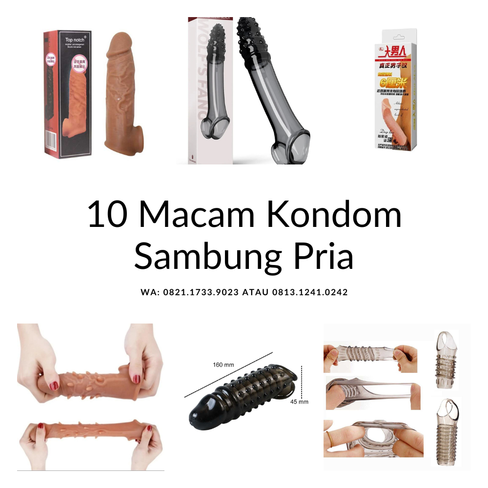 10 Macam Macam Kondom Sambung Pria dan Ukurannya